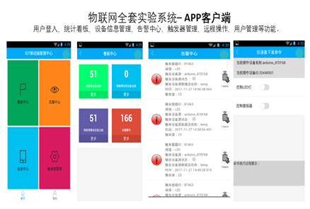 app物联网设备云管理系统电脑+手机端案例